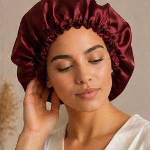 Bonnet de nuit en soie – Couronnée de soie (sans logo)
